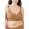 True & Co. . True Body Lift Triangle Bra In Bronzed