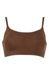 True & Co. True & Co True Everybody Scoop Neck Bra In Brown