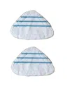 True & Tidy 2pc Heavy Duty Mop Pad Replacement In White
