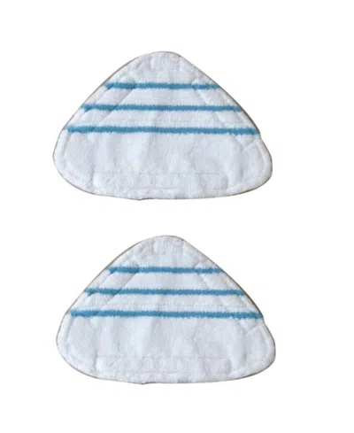 True & Tidy 2pc Heavy Duty Mop Pad Replacement In White