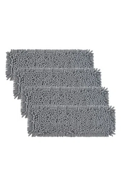 True & Tidy True And Tidy 4-pack Chenille Mop Pad In Gray
