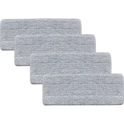 True & Tidy True And Tidy 4-pack Microfiber Mop Pad In Gray