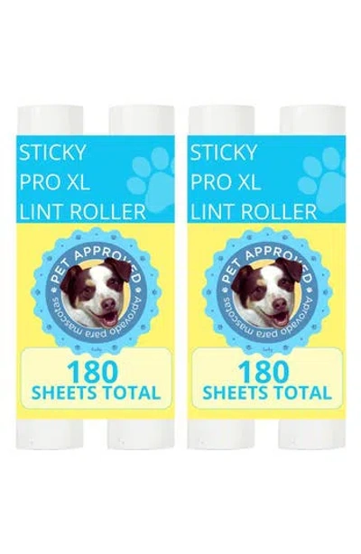 True & Tidy True And Tidy 4-pack Stickypro Xl Lint Roller Refills In Multi