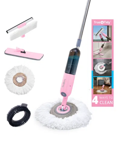 True & Tidy 4-in-1 Spray Mop Kit In Pink