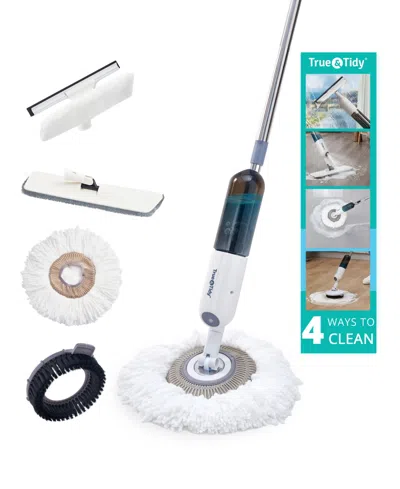 True & Tidy 4-in-1 Spray Mop Kit In White