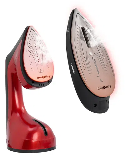 True & Tidy Duopress Xl Iron & Steamer In Red