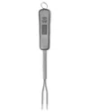 True & Tidy Grey Digital Bbq Fork Thermometer In Grey