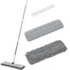 True & Tidy Heavy-duty Wet And Dry Sweeper Mop In Silver/gray