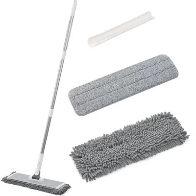 True & Tidy True And Tidy Heavy Duty Wet & Dry Sweeper Mop In Gray