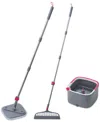 TRUE & TIDY MOP, SILICONE SWEEPER & BUCKET CLEANING SYSTEM