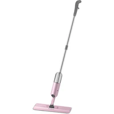 True & Tidy Spray Mop, White In Pink