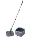 True & Tidy Trueclean Mop Bucket System In Gray
