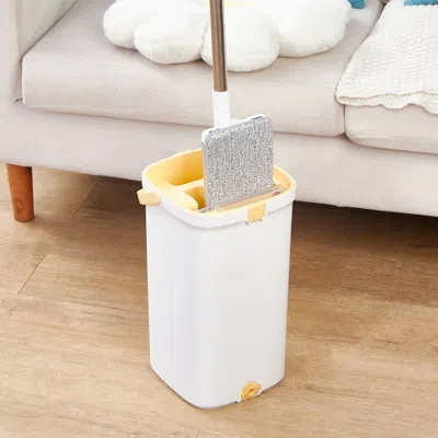 True & Tidy Trueclean Mop And Bucket Pump System In White