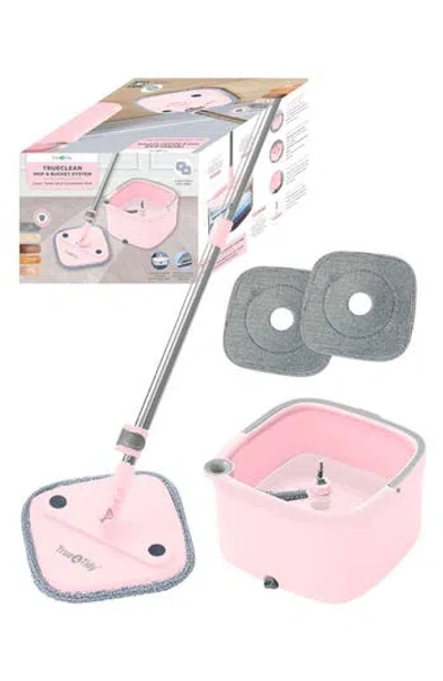 True & Tidy True And Tidy Trueclean Mop & Bucket System In Pink