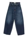 True Avenue Anna Open Jeans In Blue