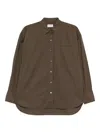 True Avenue Button-down Pocket Shirt In Green