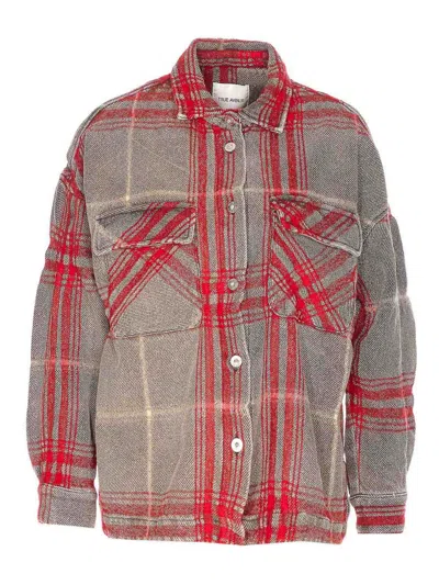 TRUE AVENUE CHECKED AMELIA JACKET BUTTONS CLOSURE