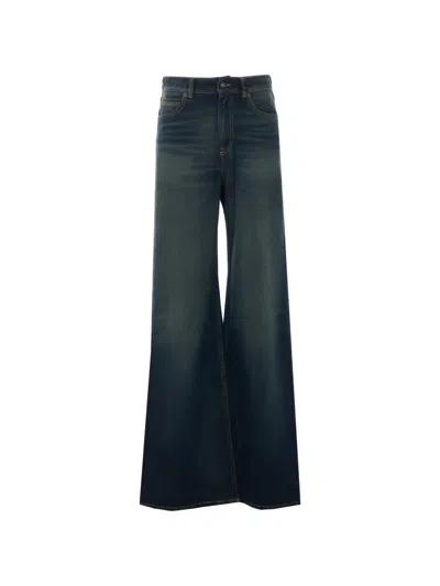 True Avenue Clara Flared Jeans In Blue