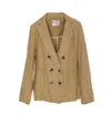 True Avenue Sabi Jacket In Beige