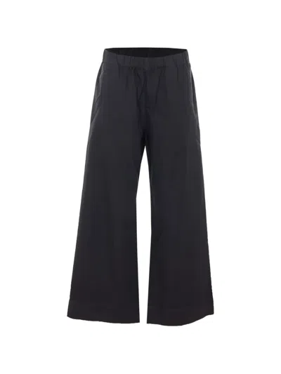 True Avenue Elasticated-waistband Trousers In Black