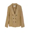True Avenue Sabi Jacket In Beige