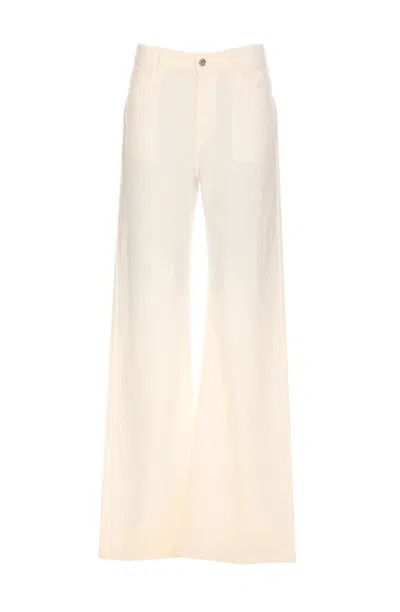True Avenue Cotton Trousers In White