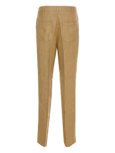 TRUE AVENUE LINEN TROUSERS
