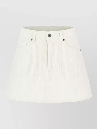 True Avenue Mini Shorts In White