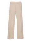 True Avenue Welt-pocket Trousers In Neutral