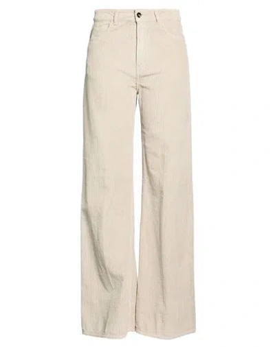True Avenue Woman Pants Beige Size 28 Cotton In Sand