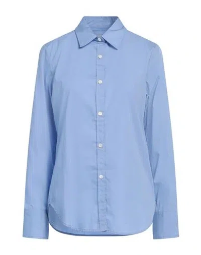 True Avenue Woman Shirt Pastel Blue Size L Cotton