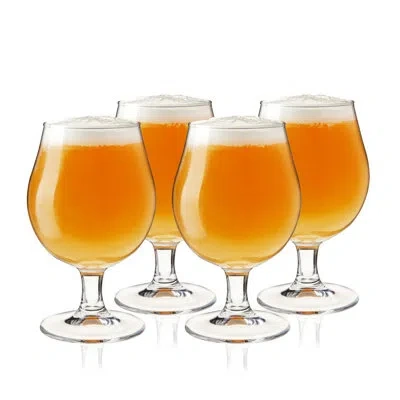 True Beer Tulip Glasses In Clear