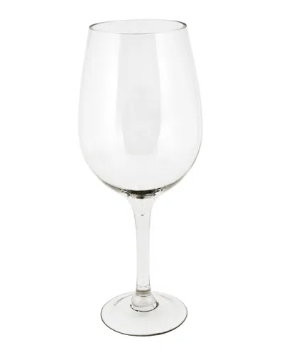 True Big Bordeaux Glass Cork Holder In Transparent