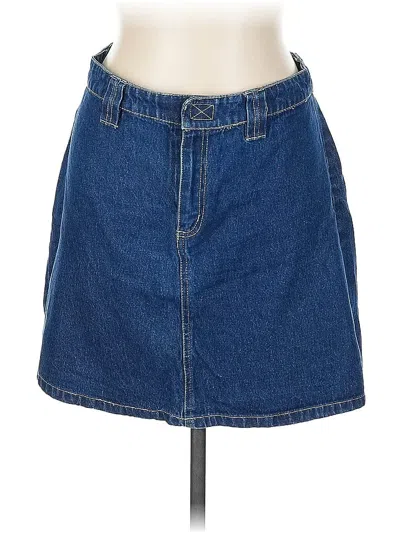 Pre-owned True Blue Denim Skirt In Blue