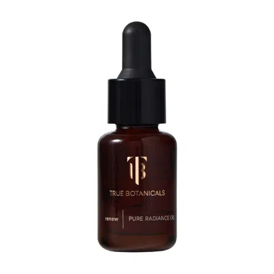 True Botanicals Renew Pure Radiance Oil In Brown