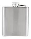 True Brands 6oz Stainless Steel Flask With Funnel
