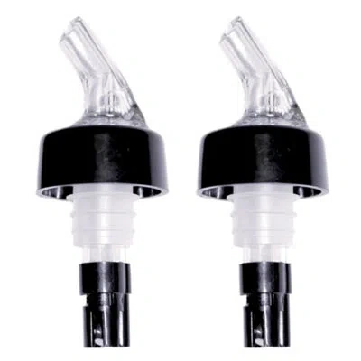 True Brands Ace Measured Spout Wine Pourer In Black