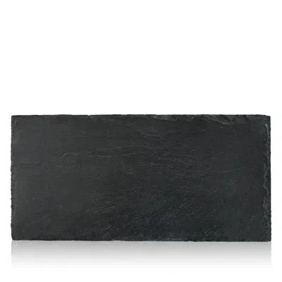 True Brands Marco Slate Cheese Board In Black