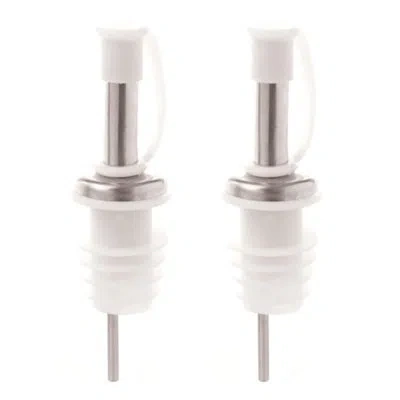 True Brands Store Liquor Wine Pourer In White