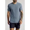 True Classic Active Trim Fit Performance T-shirt In Blue