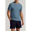 True Classic Active Trim Fit Performance T-shirt In Blue
