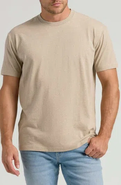 True Classic Classic Crewneck T-shirt In Brown