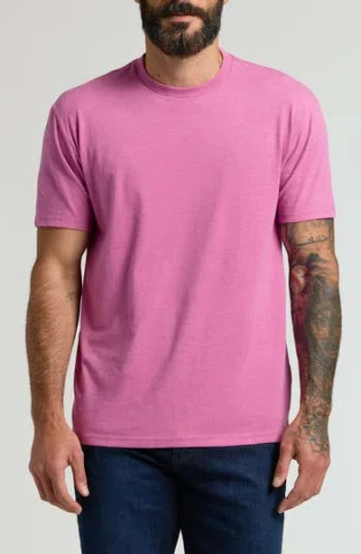 True Classic Classic Crewneck T-shirt In Pink