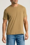True Classic Classic Crewneck T-shirt In Brown