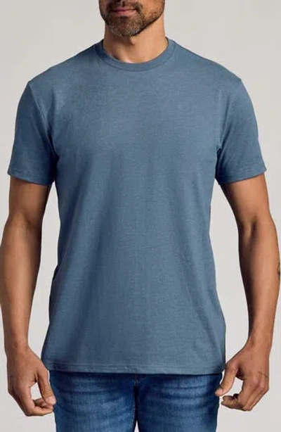 True Classic Classic Crewneck T-shirt In Dark Heather Tempest
