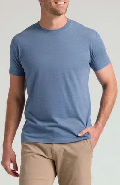 True Classic Classic Crewneck T-shirt In Dark Heather Vintage Navy
