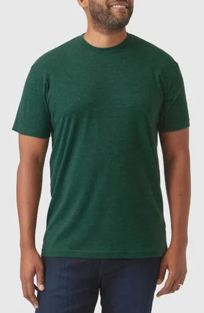 True Classic Classic Crewneck T-shirt In Heather Evergreen