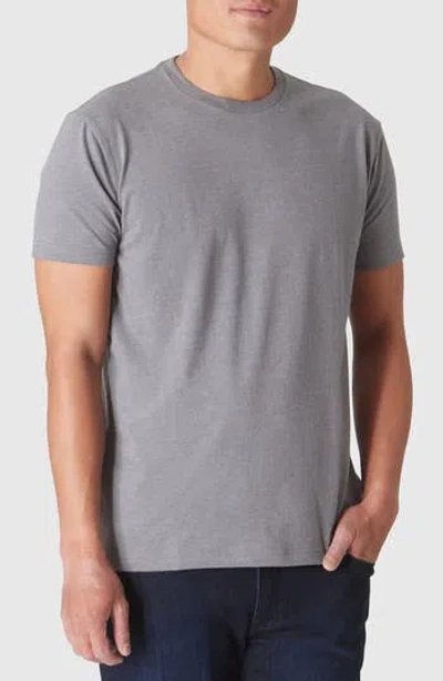 True Classic Classic Crewneck T-shirt In Heather Graphite