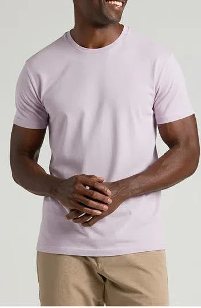 True Classic Classic Crewneck T-shirt In Heather Orchid
