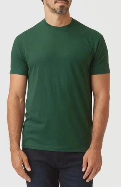 True Classic Classic Crewneck T-shirt In Moss Green